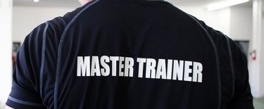 Photo of T-shirt bearing the Master Fitness Trainer tag.