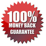 Money-Back Guarantee Logo for Singapore Fitness Services. 